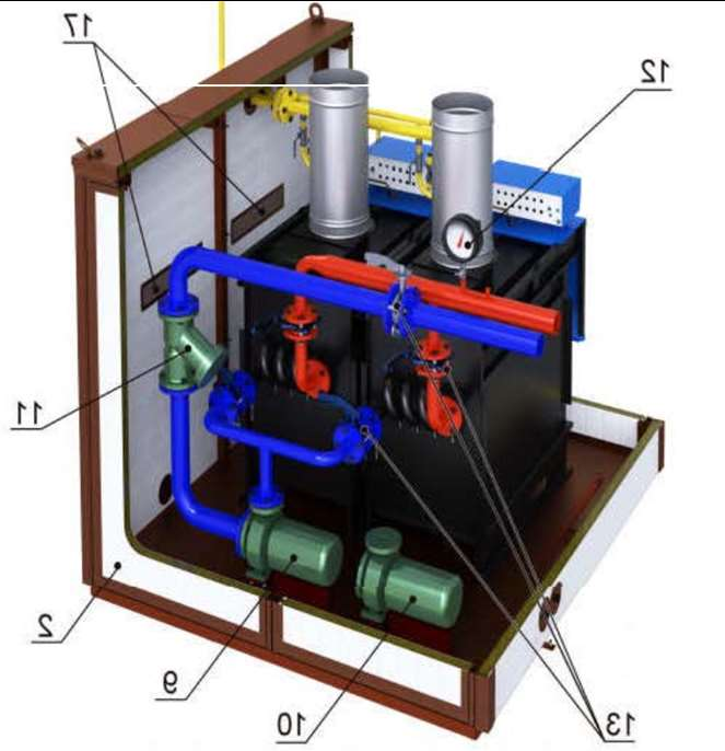 Пример котлов наружного размещения с нарушением правил